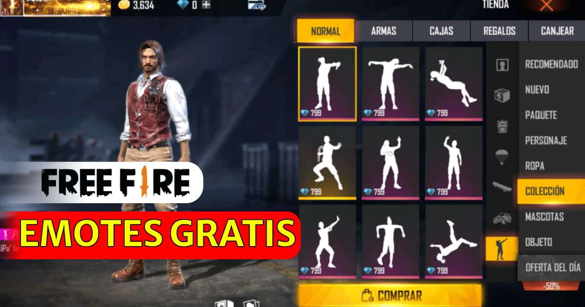 descubre la forma mas efectiva de conseguir emotes para free fire sin costo