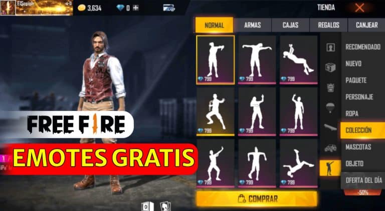 guia definitiva como conseguir emotes para free fire gratis y legalmente